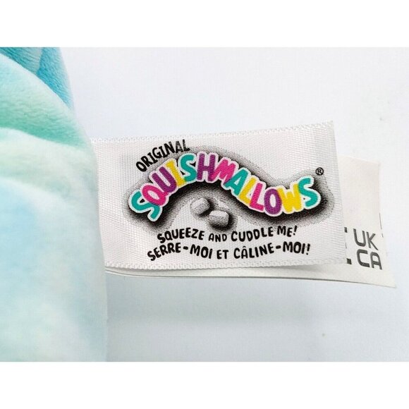 Squishmallow Keith The Blue Tie Dye Dragon 8” Inch Kellytoy Soft Plush - Picture 4 of 5